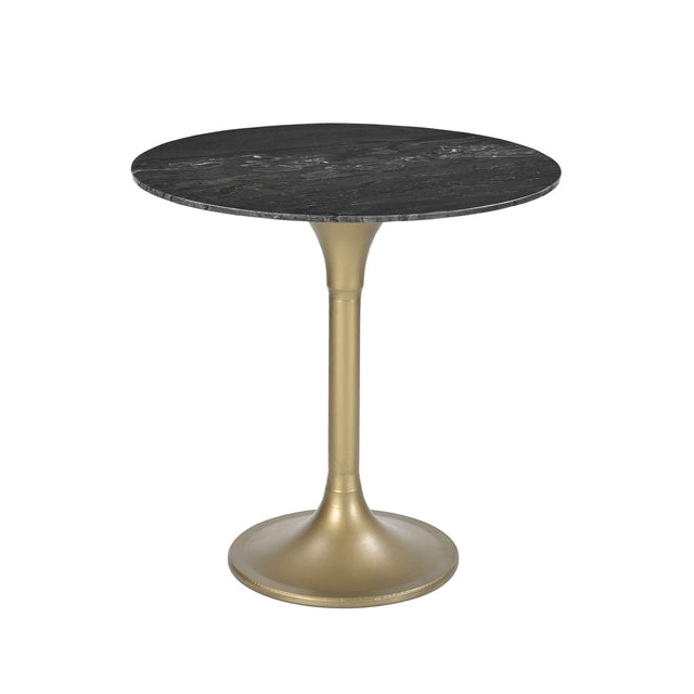 LH Home Pandora Bistro Table - Italian Black Marble
