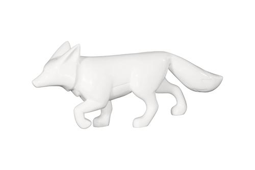 Phillips Collection Fox Sculpture Gel Coat White Accent