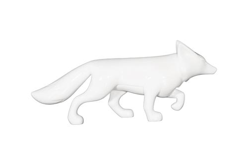 Phillips Collection Fox Sculpture Gel Coat White Accent