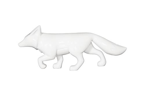 Phillips Collection Fox Sculpture Gel Coat White Accent