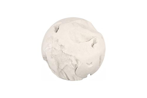 Phillips Collection Cast Root Floor Ball, LG Roman Stone Decorative Accent
