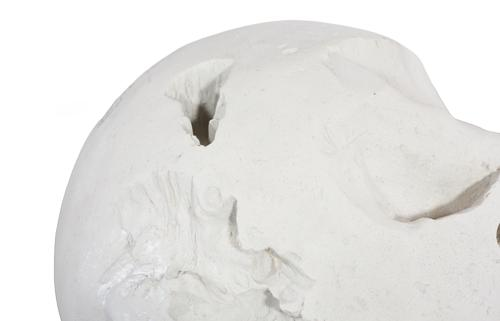 Phillips Collection Cast Root Floor Ball, LG Roman Stone Decorative Accent
