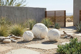 Phillips Collection Cast Root Floor Ball, LG Roman Stone Decorative Accent