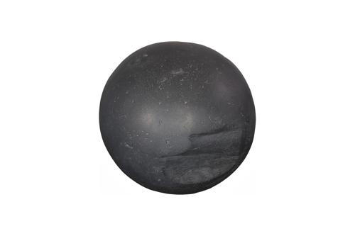 Phillips Collection Cast Root Floor Ball, SM Charcoal Stone Decorative Accent