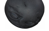 Phillips Collection Cast Root Floor Ball, MD Charcoal Stone Decorative Accent