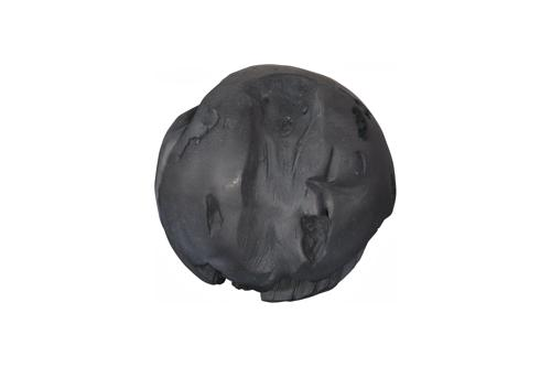 Phillips Collection Cast Root Floor Ball, LG Charcoal Stone Decorative Accent