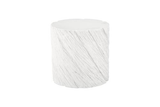Phillips Collection Shear , Oval White Stone Side Table