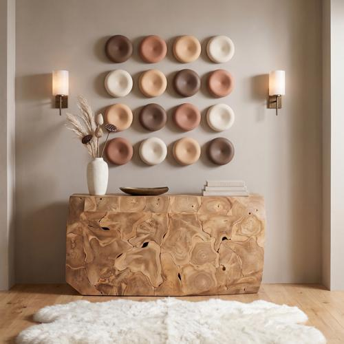 Phillips Collection Halo Wall Tile Terrastone Wall Art