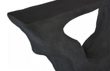 Phillips Collection Strata Charcoal Stone Console