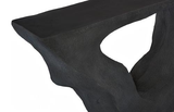 Phillips Collection Strata Charcoal Stone Console