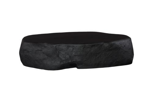 Phillips Collection Quarry Extra Large Black Glamstone Coffee Table
