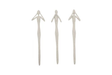 Phillips Collection See, Speak, Hear No Evil Wall Art, Roman Stone, Set Of 3 Off White Accent