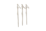 Phillips Collection See, Speak, Hear No Evil Wall Art, Roman Stone, Set Of 3 Off White Accent