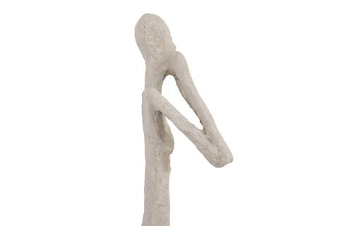 Phillips Collection See, Speak, Hear No Evil Wall Art, Roman Stone, Set Of 3 Off White Accent
