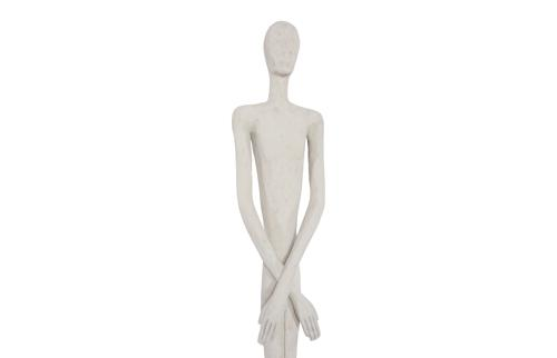 Phillips Collection Lloyd Wall Sculpture, Roman Stone Off White Accent