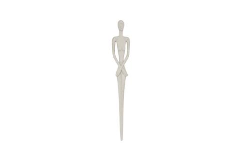 Phillips Collection Lottie Wall Sculpture, Roman Stone Off White Accent