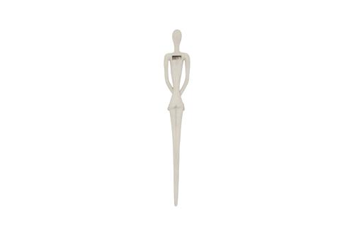 Phillips Collection Lottie Wall Sculpture, Roman Stone Off White Accent