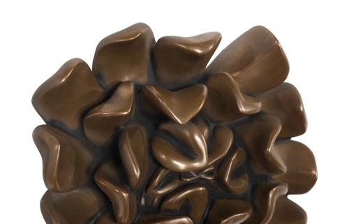 Phillips Collection Topsy Turvy Succulent Imperial Bronze Wall Art