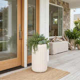 Phillips Collection Vertical Off White Planter