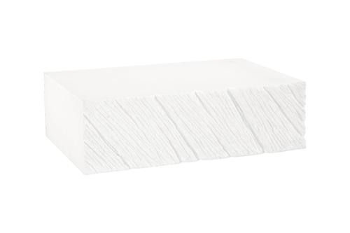 Phillips Collection Shear , Rectangle White Stone Coffee Table