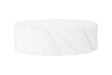 Phillips Collection Shear , Oval White Stone Coffee Table