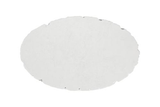 Phillips Collection Shear , Oval White Stone Coffee Table