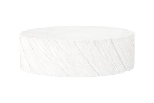 Phillips Collection Shear , Oval White Stone Coffee Table