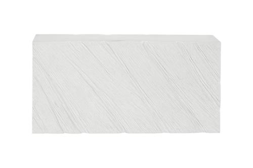 Phillips Collection Shear  Table, Rectangle White Stone Console