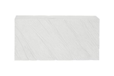Phillips Collection Shear  Table, Rectangle White Stone Console