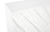 Phillips Collection Shear  Table, Rectangle White Stone Console