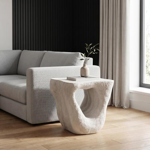 Phillips Collection Strata Roman Stone Side Table