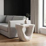 Phillips Collection Strata Roman Stone Side Table