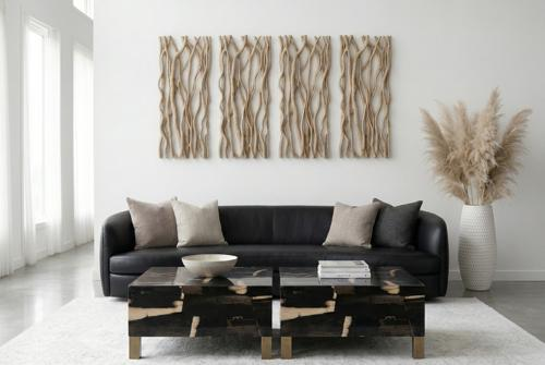 Phillips Collection Vine Panel Brown Accent