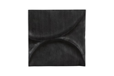 Phillips Collection Curve Wall Tile, Wave Black Wall Art