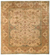 Exquisite Rugs Polonaise hand-knotted New Zealand Wool 1058 Ivory/Green/Multi 15' x 12' Area Rug