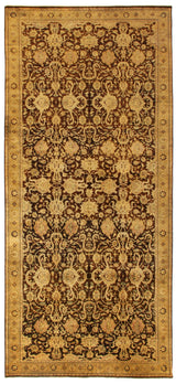 Exquisite Rugs Antique Weave hand-knotted New Zealand Wool 1006 Red/Beige 18' x 8' Area Rug