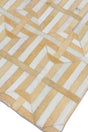 Exquisite Rugs Natural Hide hand-tufted Leather Hide 2204 Terracota/Ivory 10' x 8' Area Rug