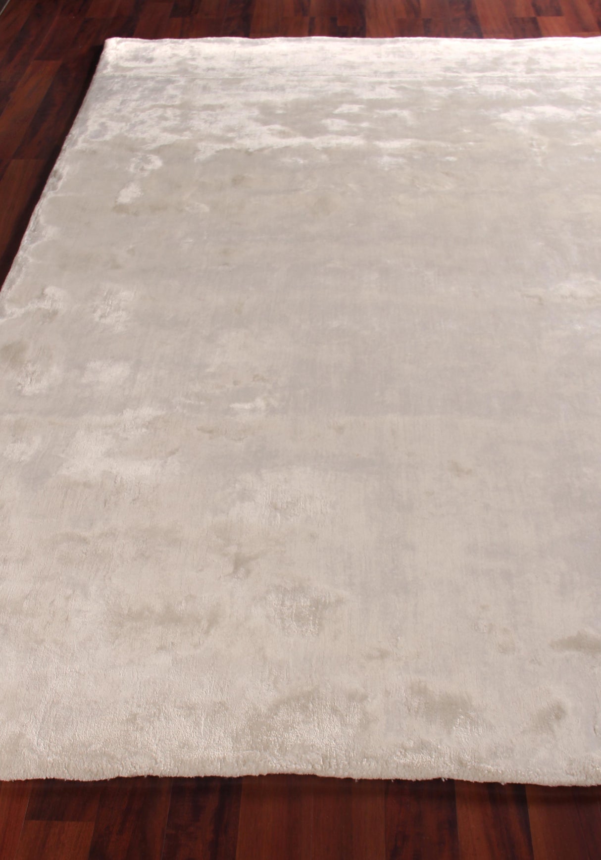Exquisite Rugs Mohair handloomed Bamboo Silk/Wool 2247 Ivory 9' x 6' Area Rug