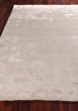 Exquisite Rugs Mohair handloomed Bamboo Silk/Wool 2247 Ivory 9' x 6' Area Rug