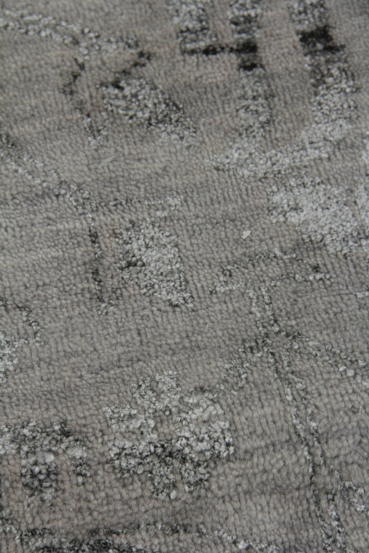 Exquisite Rugs Lexington hand-knotted Wool/Bamboo Silk 2379 Silver/Black 10' x 8' Area Rug