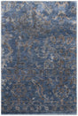 Exquisite Rugs Beverly hand-knotted Wool/Bamboo Silk 2484 Blue 10' x 8' Area Rug