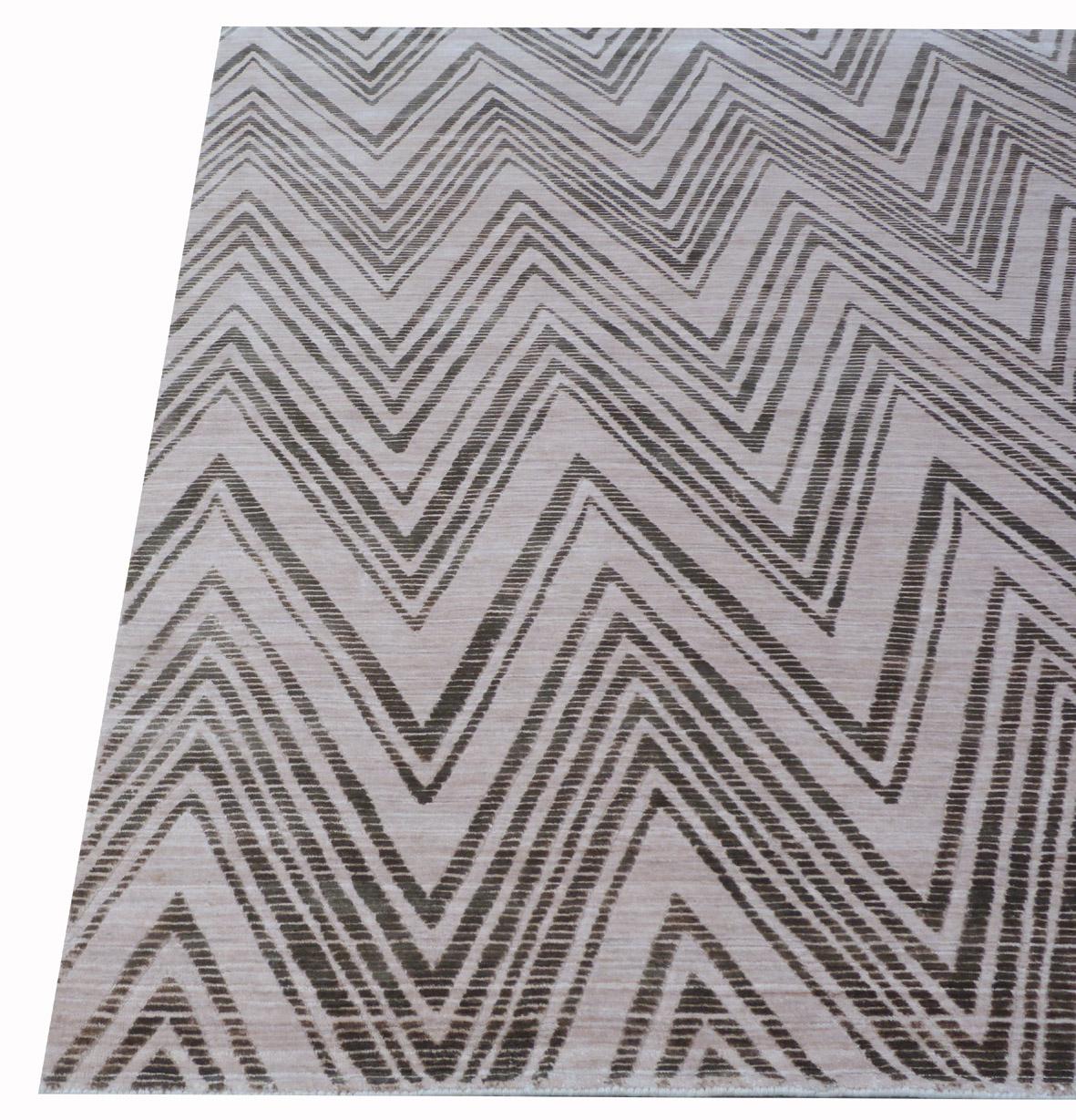 Exquisite Rugs Reflections handloomed Bamboo Silk 2522 Beige 10' x 8' Area Rug