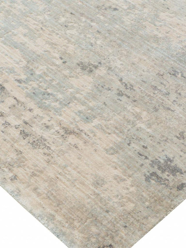 Exquisite Rugs Roset handloomed Bamboo Silk 2531 Beige/Blue 15' x 12' Area Rug