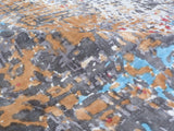 Exquisite Rugs Antolini handloomed Bamboo Silk 2627 Gray 10' x 8' Area Rug