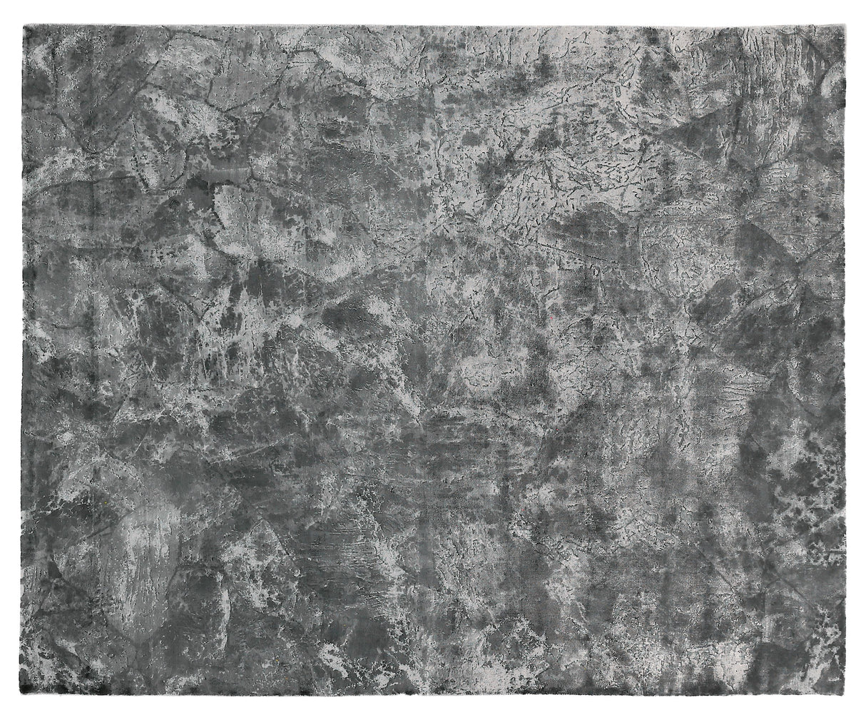 Exquisite Rugs Cassina handloomed Bamboo Silk 2691 Gray/Dark gray 10' x 8' Area Rug