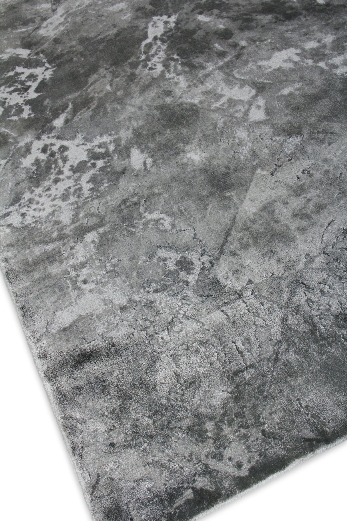 Exquisite Rugs Cassina handloomed Bamboo Silk 2691 Gray/Dark gray 10' x 8' Area Rug