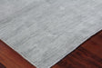 Exquisite Rugs Roche handloomed New Zealand Wool 2743 Light Gray 3' x 2' Area Rug
