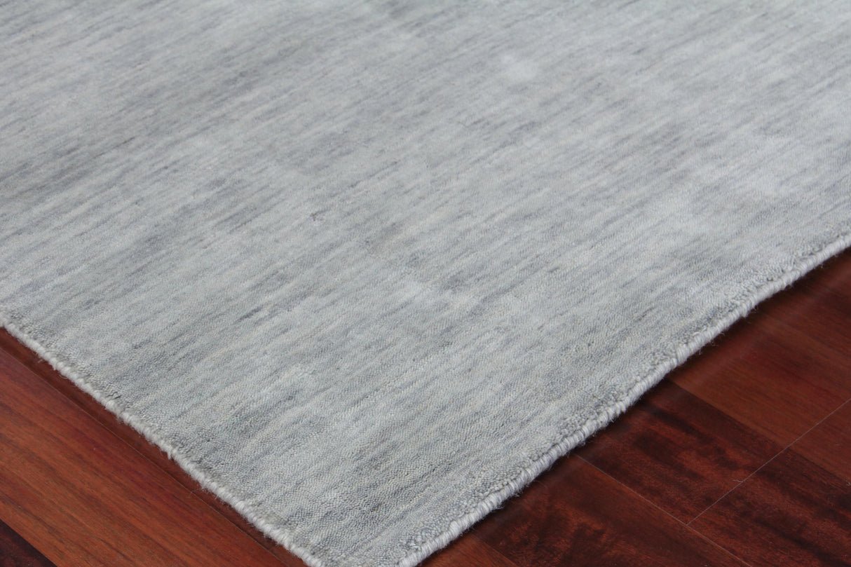 Exquisite Rugs Roche handloomed New Zealand Wool 2743 Light Gray 3' x 2' Area Rug
