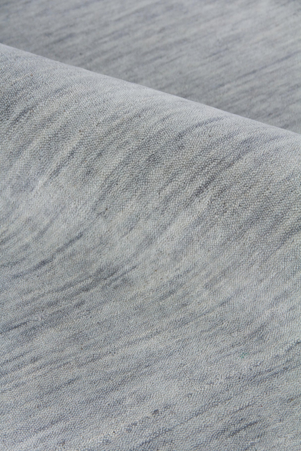Exquisite Rugs Roche handloomed New Zealand Wool 2743 Light Gray 3' x 2' Area Rug