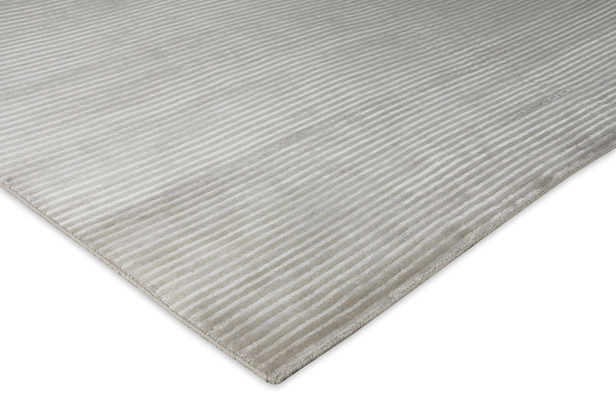 Exquisite Rugs Metro Velvet hand-knotted Wool/Viscose 3012 Light Gray 10' x 8' Area Rug